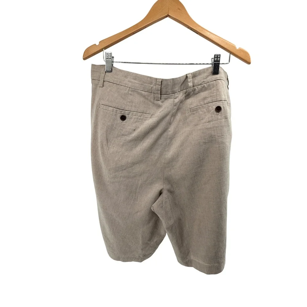 Banana Republic men's Emerson Linen blend Shorts‎ Sz 36